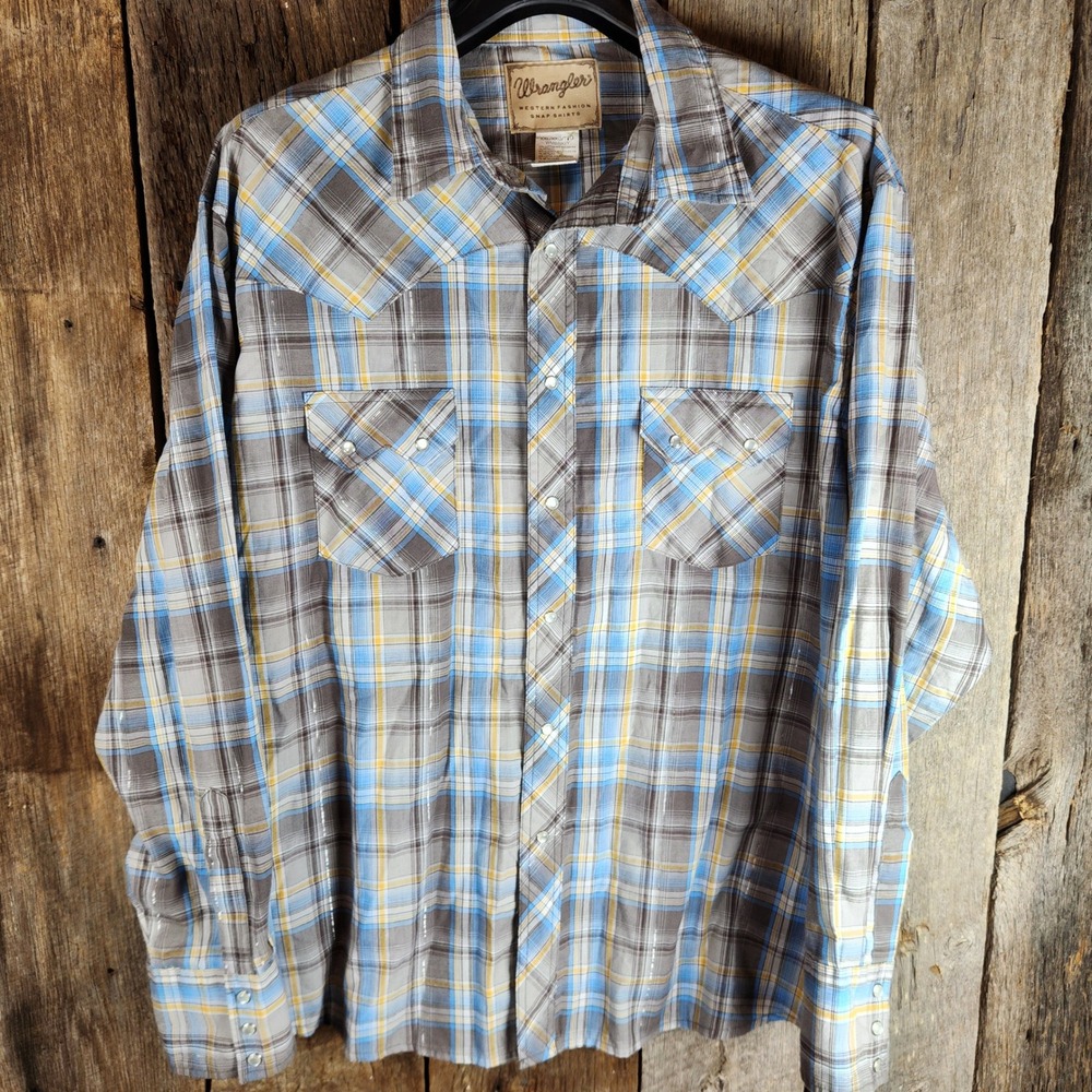 Wrangler Pearl‎ Snap Long Sleeve XXL